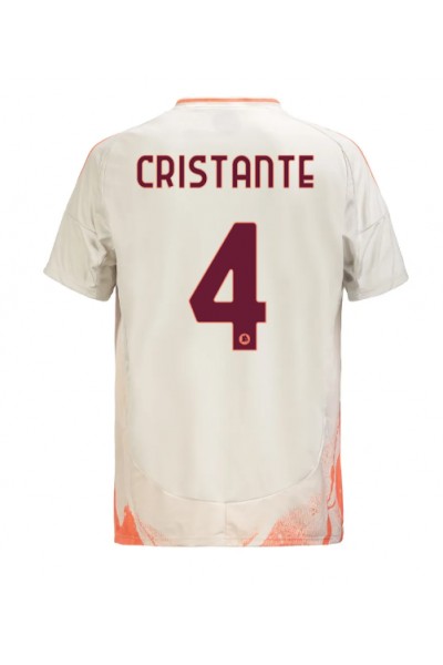 Fotbalové Dres AS Roma Bryan Cristante #4 Venkovní Oblečení 2024-25 Krátký Rukáv Fotbalové Dres AS Roma Bryan Cristante #4 Venkovní Oblečení 2024-25 Krátký Rukáv